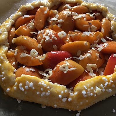 Aprikosen, Galette, Kuchen