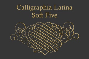 Calligraphia Latina Soft Five by Paulo W and Iza W | Intellecta Design