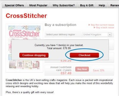 Cross Stitcher Subscription