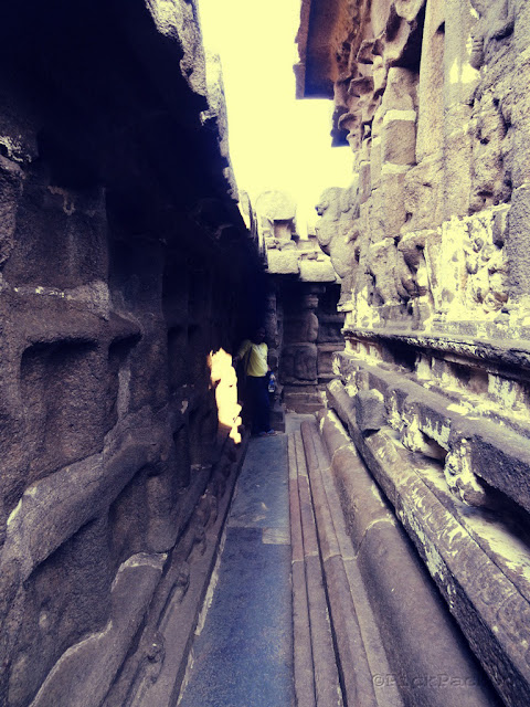 Interior of Shore temple - UNESCO   World Heritage Site - Mahabalipuram India - Pick, Pack, Go