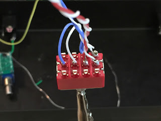 First I soldered the toggle switch assembly for each channel BALANCED-LINE VARIABLE ATTENUATOR