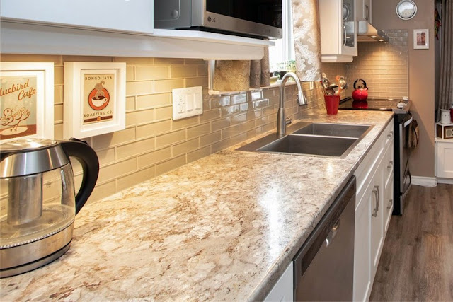 laminate kitchen countertop that look like granite