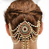 Kundan hair jewelry designs