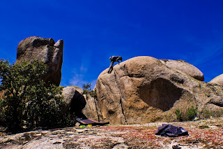 Boulder 20 de Abril Torrelodones Bloque Escalada