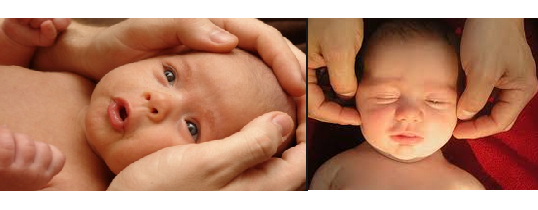 Gambar Cara Memijat Wajah Bayi