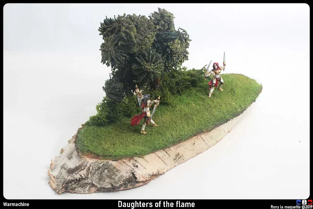 Diorama, Daughters of the flame, Warmachine.