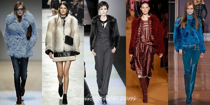 Fall Winter 2014 - 2015 Women's Fur Coats Fashion Trends