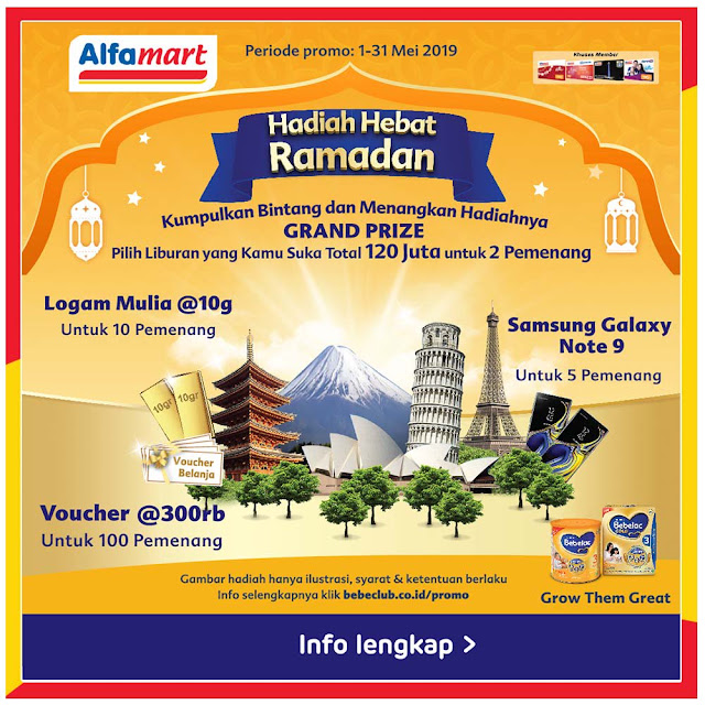 #Alfamart - #Promo Hadiah Hebat Ramadhan 2019 Bersama Bebelac (s.d 31 Mei 2019)