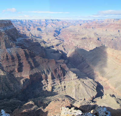 The Grand Canyon of the Colorado River looking west from the Desert Watchtower.