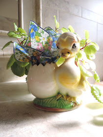 The Hanky Dress Lady Easter bouquet