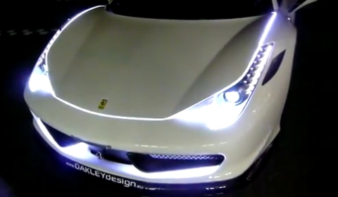 Oakley Design Ferrari 458 Italia Kitted in LED's