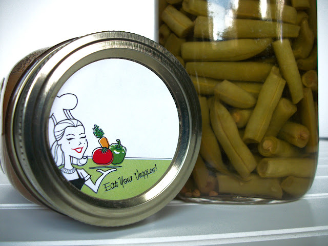 vegetable canning jar labels