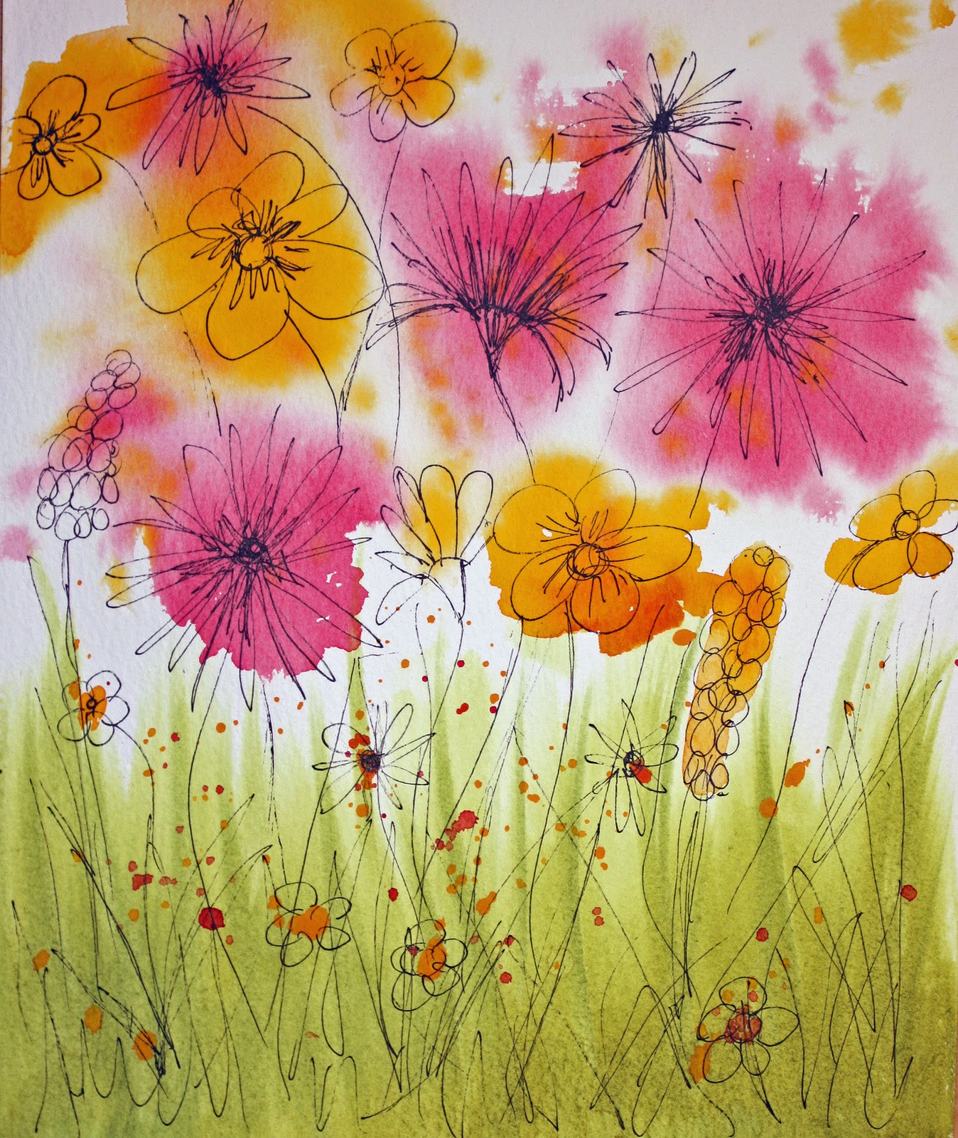 Craft and Activities for All Ages!: Painting Wild Flowers ...