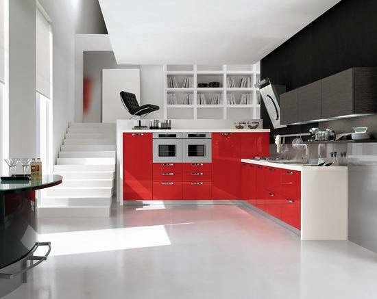 Contoh Model Lemari  Gantung Dapur  Minimalis Modern 2014 