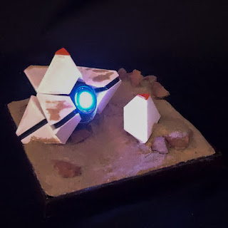 Destiny Ghost 3D printed diorama