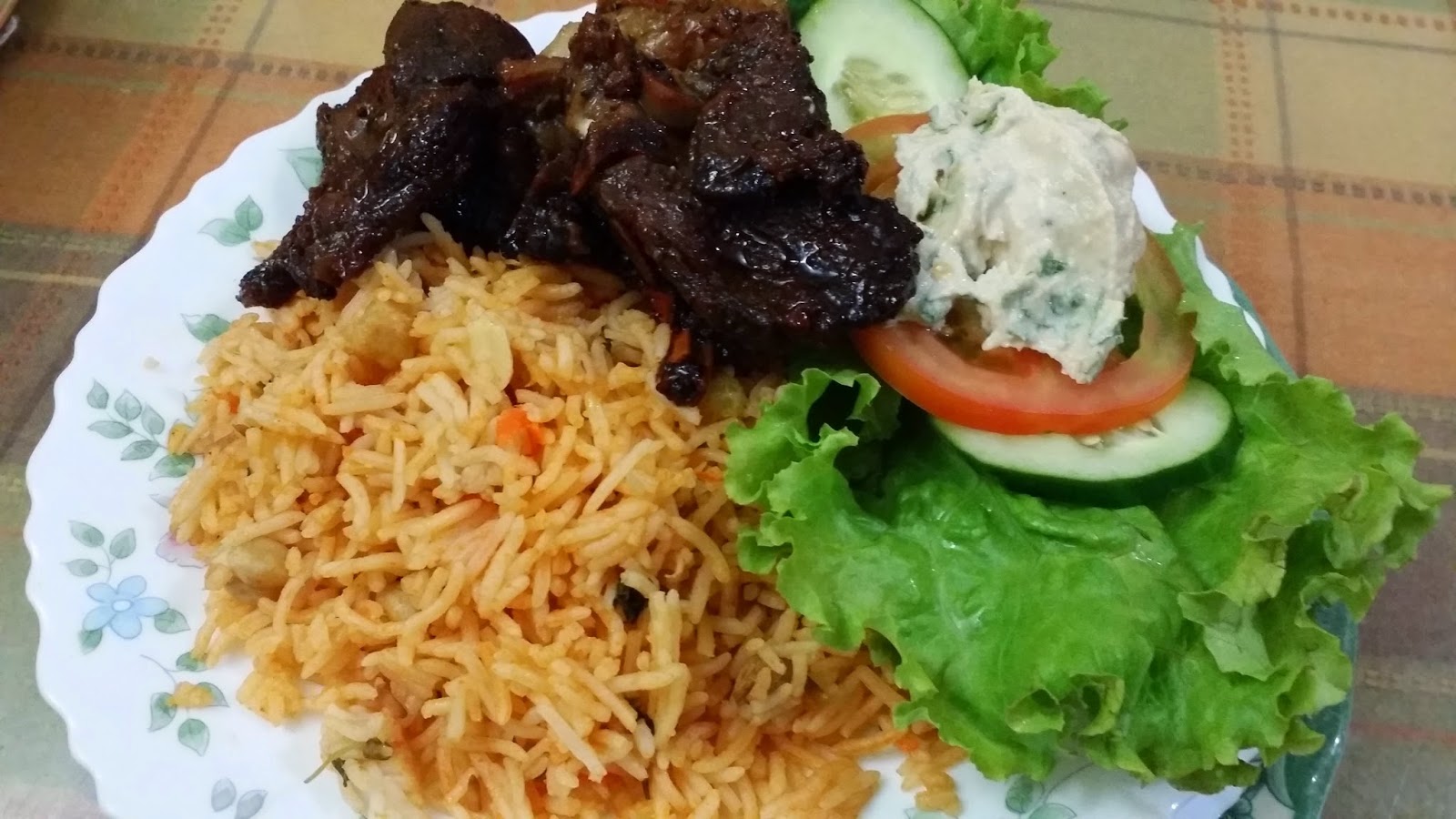 ZULFAZA LOVES COOKING: Nasi Bukhari dengan kambing cajun 