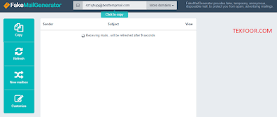 موقع Fake Mail Generator