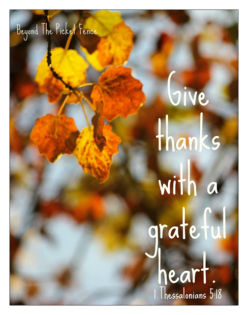 fall photo, give thanks sign, free printable, https://goo.gl/JLG2gQ