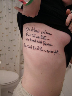 Literary Tattoos