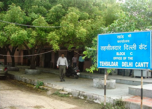 Office of the Tehsildar in Delhi Cantt