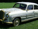 Mobil Klasik Mercedes-Benz Golden Angel Wing produksi 1959 Muhammad Ali Berlapis Emas