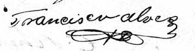 Firma de Francisco Alves Segarra