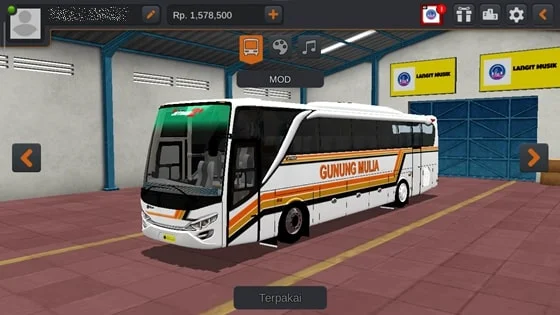 Livery JBHD2 New Setra MD Creation Gunung Mulia