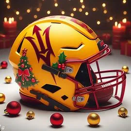 Arizona State Sun Devils Christmas Helmets