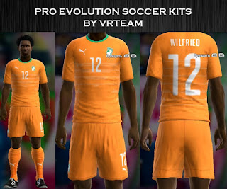 Costa De Marfil 2016 Home kit Pes 2013