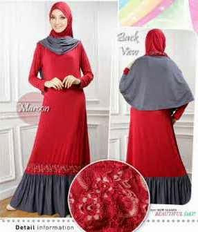  Seorang perempuan cukup umur sungguh sesuai menggunakan baju gamis muslim versi terbaru √50+ Gambar Baju Muslim Gamis Modern Terbaru 2022