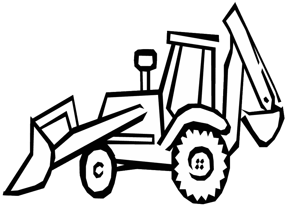 Baú da Web: Desenhos de tratores, caminhões e máquinas 