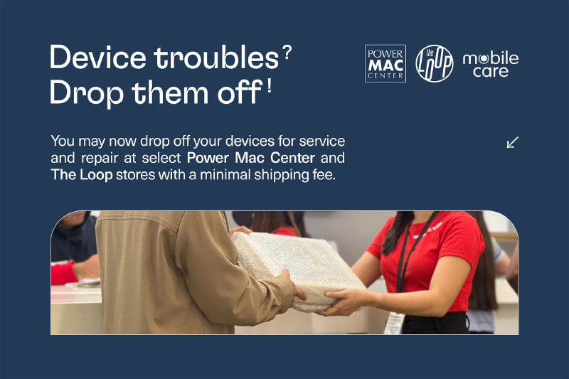Select Power Mac Center stores in PH are now accepting devices for repair!