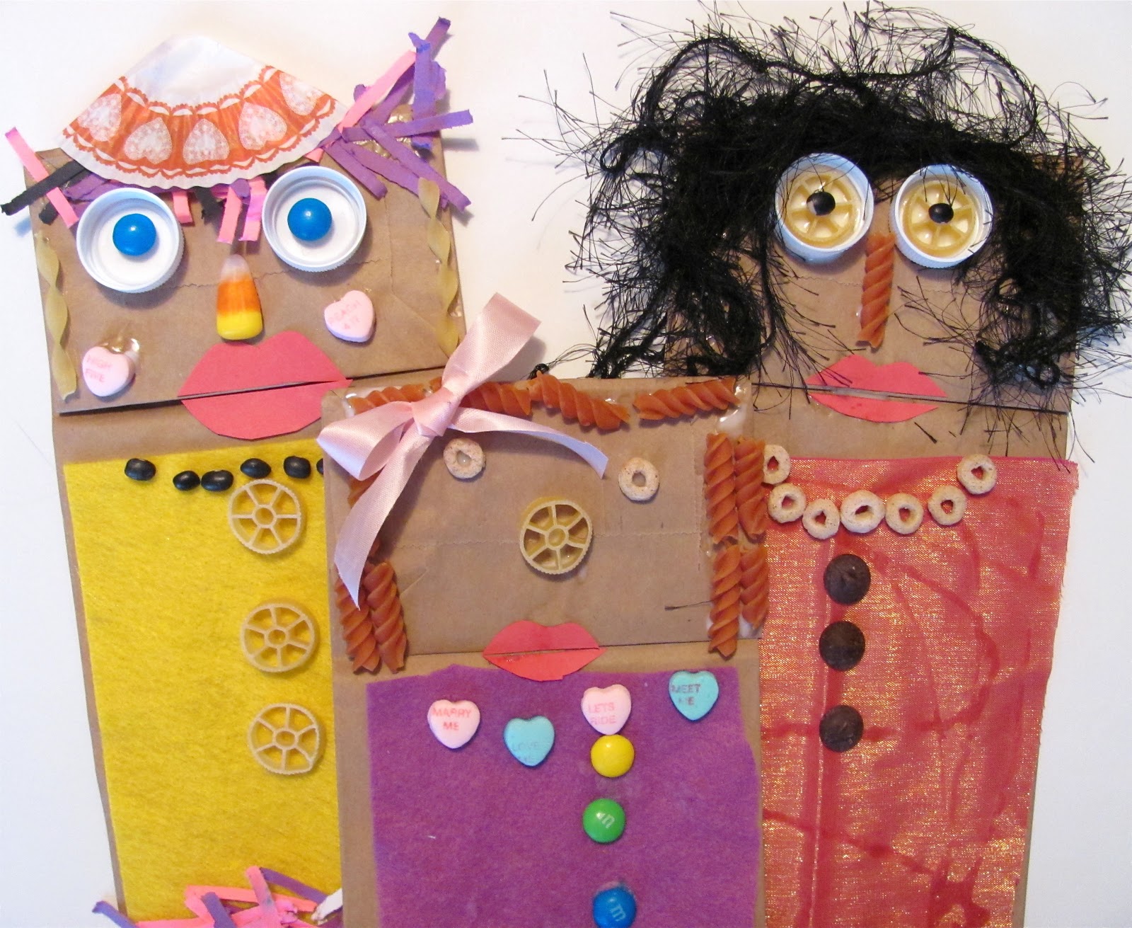 Paper Sack Puppets 4