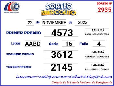 resultados-sorteo-miercoles-22-de-noviembre-2023-loteria-nacional-de-panama-tablero-oficial