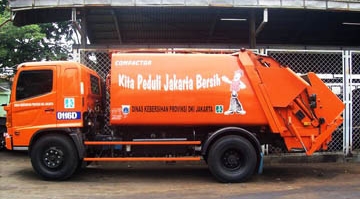 Mobil Truk Sampah - truk sampah jakarta bersih