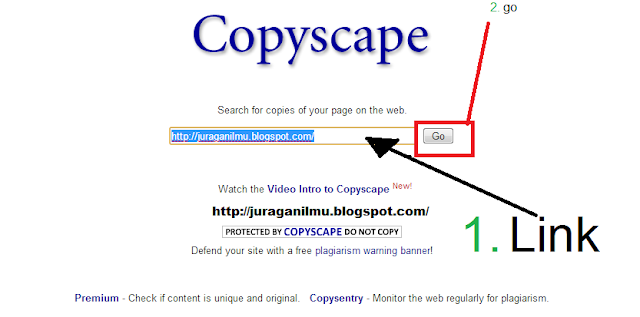 Cara Mengetahui Artikel Copy Paste dengan CopyScape