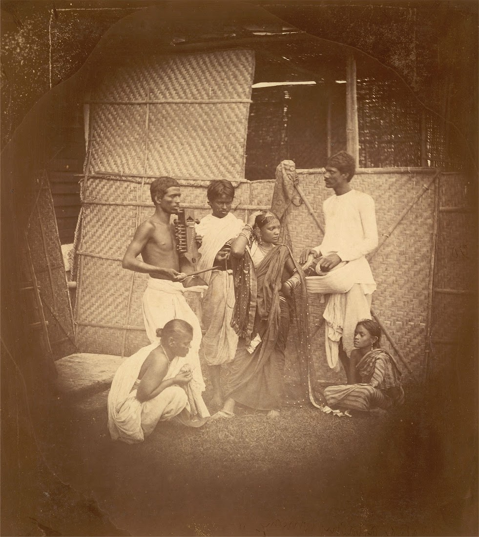 Group of Musicians and Dancers - Eastern Bengal 1860's