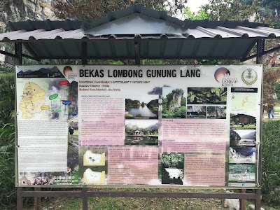 papan tanda ke gunung lang,lokasi gunung lang