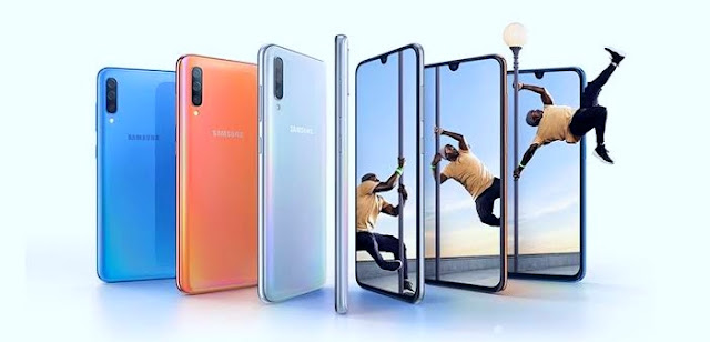 Samsung Galaxy A70s is announced with a 64-pixel camera and a new design 