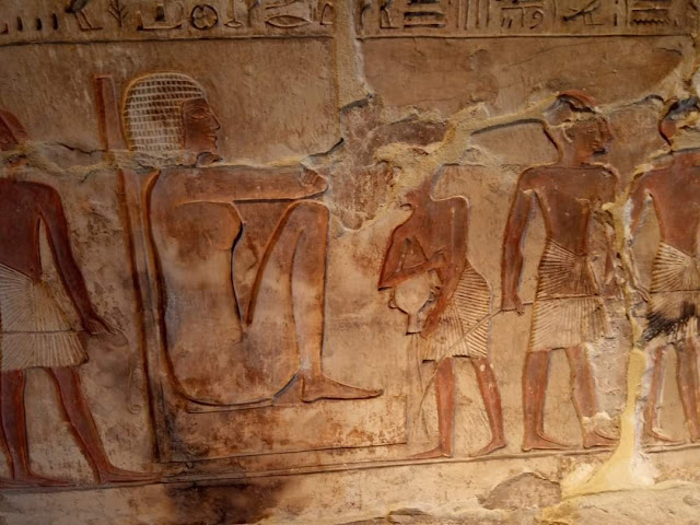 how the ancient egyptians moved a statue