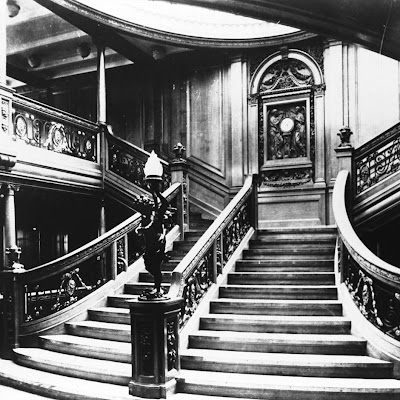 RMS Titanic's Magnificent Central staircase, First Class
