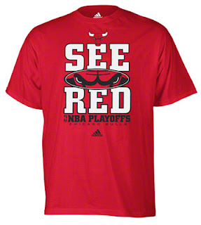 Chicago Bulls Red Playoffs T-Shirt
