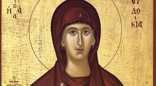 1 martie: Sfânta Cuvioasă Muceniță Evdochia