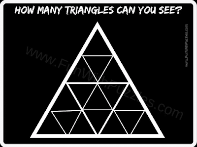 Picture Puzzle: How Many Triangles Can You See?