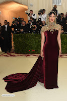 Priyanka Chopra in Maroon Velvet Gown at 2018 MET Costume Insute Gala ~  Exclusive 22.jpg