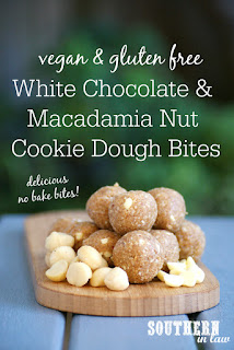 Healthy White Chocolate Macadamia Cookie Bliss Balls Recipe