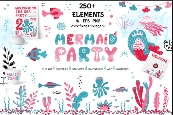 Create a Mermaid Tail with these SVG Cut Files for Silhouette