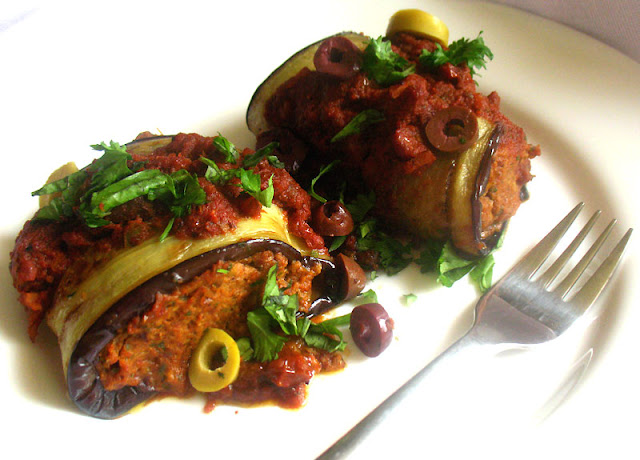 Grilled Eggplant Involtini