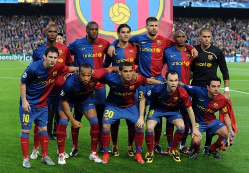 barcelona fc wallpaper 2010. FC Barcelona 2010 Team