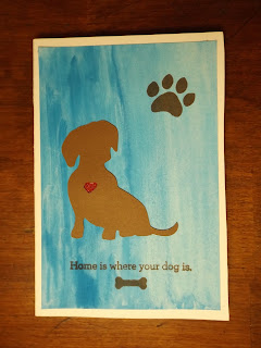 Watercolor Notepad Cover With Doggy Theme